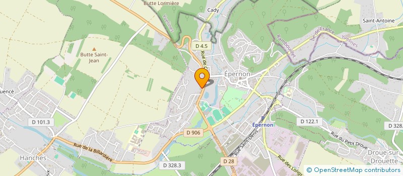 localisation de l'entreprise PRIEURE GOURMET RAVEL à EPERNON