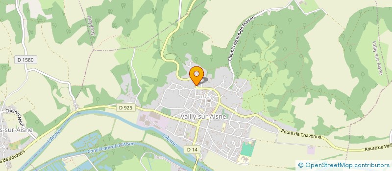 localisation de l'entreprise PRIEURE N.D DE LA CONFIANCE à VAILLY-SUR-AISNE