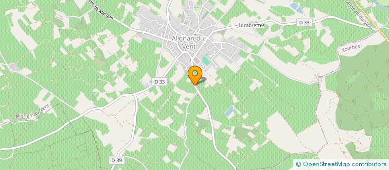 localisation de l'entreprise PRIEURE SAINT MARTIAL  ALIGNAN-DU-VENT