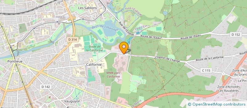 localisation de l'entreprise PRIFINANCE à LE MANS