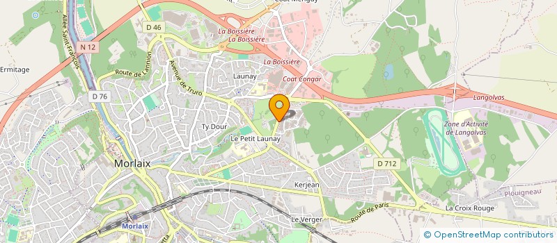 localisation de l'entreprise PRIGENT/BUCHON à MORLAIX