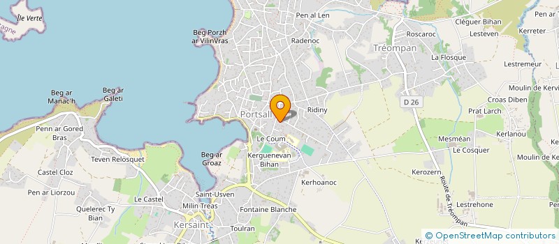 localisation de l'entreprise PRIGENT JOSEPH à PLOUDALMEZEAU