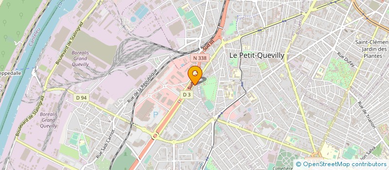 localisation de l'entreprise PRIGENT TECHNOLOGIES à LE GRAND-QUEVILLY