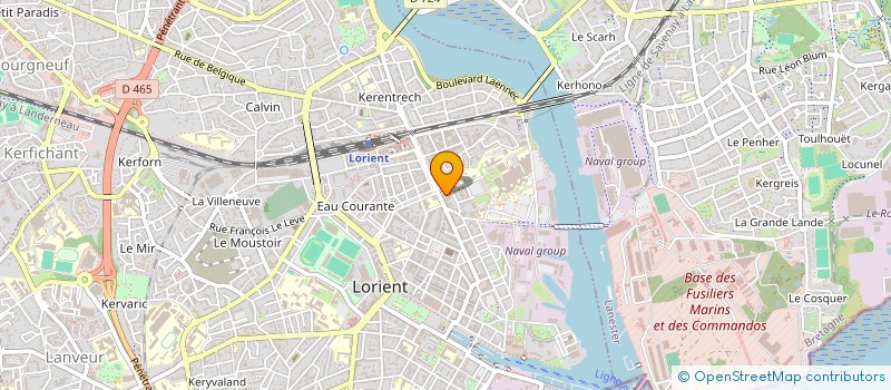 localisation de l'entreprise PRIGOLO  LORIENT