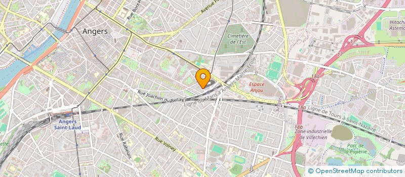 localisation de l'entreprise PRIHAMU à ANGERS