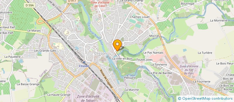 localisation de l'entreprise PRIKOSNOVENIE à CLISSON
