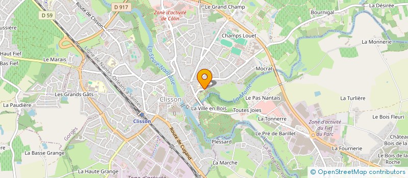 localisation de l'entreprise PRIKOSNOVENIE à CLISSON