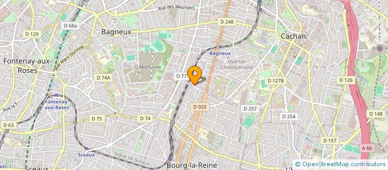 localisation de l'entreprise PRIL à BAGNEUX
