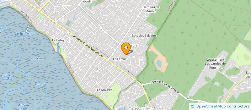 localisation de l'entreprise PRIL IMMOBILIERE  ANDERNOS-LES-BAINS