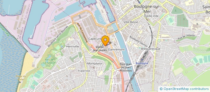 localisation de l'entreprise PRILAM PRODUCTION à BOULOGNE-SUR-MER