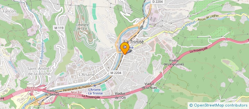 localisation de l'entreprise PRILOUVA à LA TRINITE