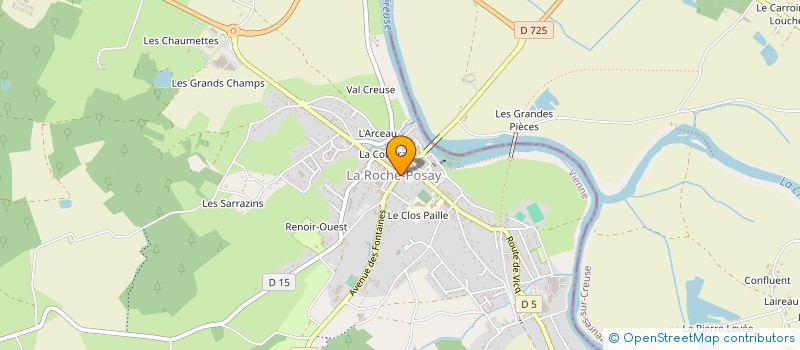 localisation de l'entreprise PRIM à LA ROCHE-POSAY