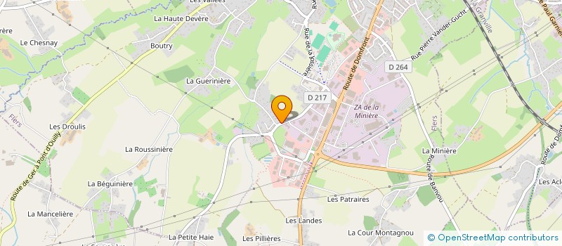 localisation de l'entreprise PRIM à FLERS