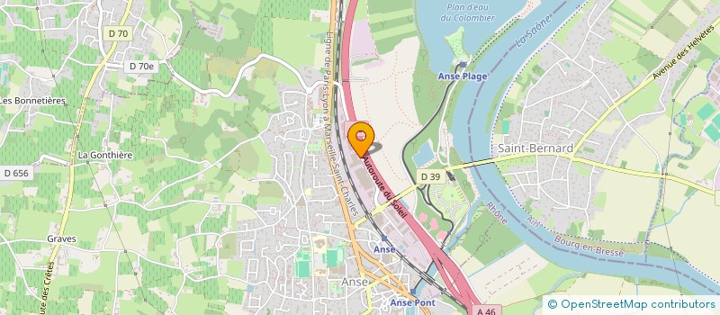 localisation de l'entreprise PRIM'ADRESSE  ANSE