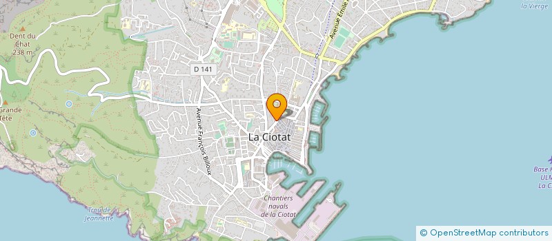 localisation de l'entreprise PRIM'ALLIANCE  LA CIOTAT