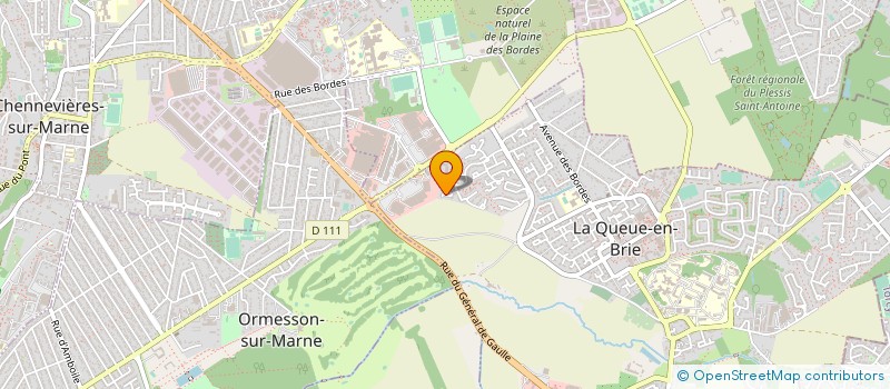 localisation de l'entreprise PRIM ' ALU  LA QUEUE-EN-BRIE