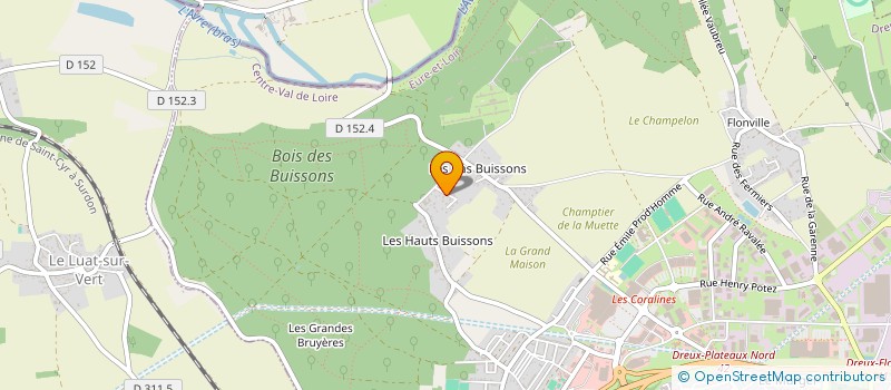 localisation de l'entreprise PRIM' AUTOMATISMES à DREUX