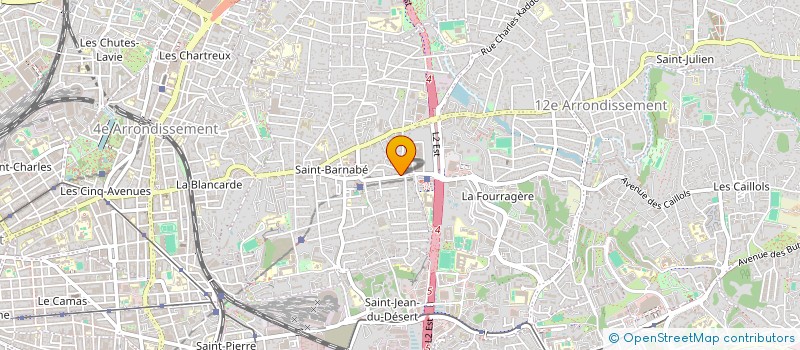 localisation de l'entreprise PRIM'AZUR GASSENDI à MARSEILLE