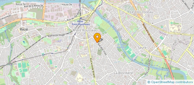 localisation de l'entreprise PRIM'BOX à REZE