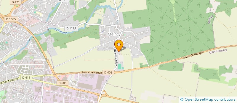 localisation de l'entreprise PRIM'ENR à VAUX-LE-PENIL