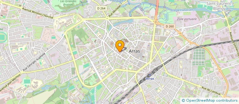 localisation de l'entreprise PRIM'EVENT à ARRAS