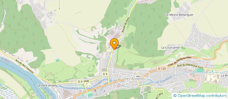 localisation de l'entreprise PRIM'EXPERT  LES ANDELYS