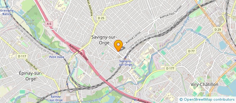 localisation de l'entreprise PRIM FLEURI à SAVIGNY-SUR-ORGE