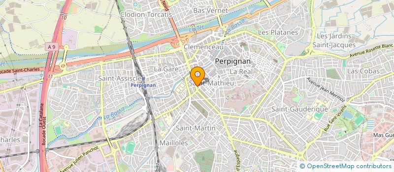 localisation de l'entreprise PRIM'FLEURS  PERPIGNAN