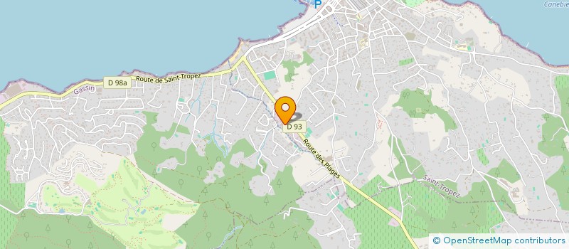 localisation de l'entreprise PRIM'GOLFE à SAINT-TROPEZ