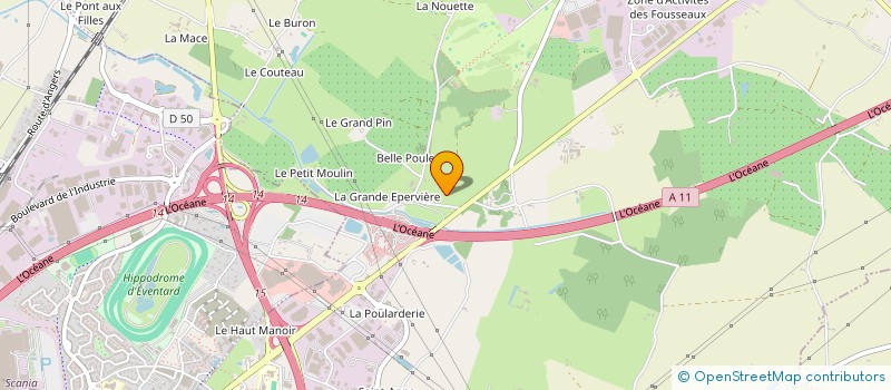 localisation de l'entreprise PRIM'HOLSTEIN FRANCE  VERRIERES-EN-ANJOU