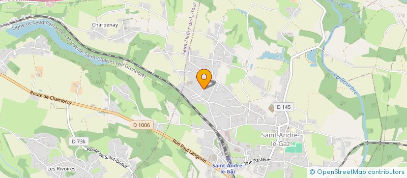 localisation de l'entreprise PRIM'IMMO  SAINT-ANDRE-LE-GAZ