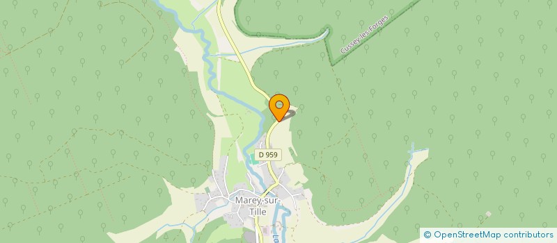 localisation de l'entreprise PRIM'INSTALL à MAREY-SUR-TILLE