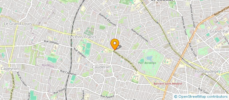 localisation de l'entreprise PRIM INVEST à BORDEAUX