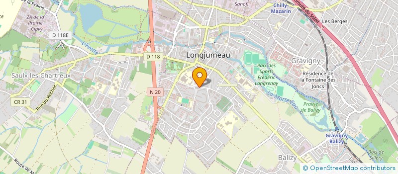 localisation de l'entreprise PRIM MARKET à LONGJUMEAU