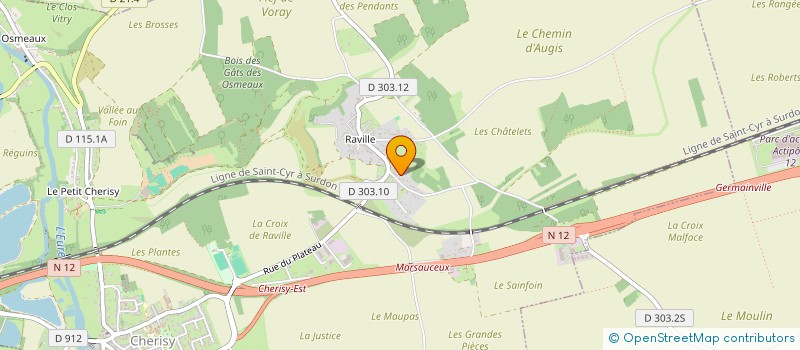localisation de l'entreprise PRIM'MED à CHERISY