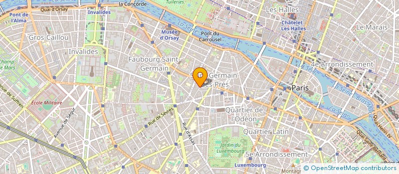 localisation de l'entreprise PRIM'SA  PARIS