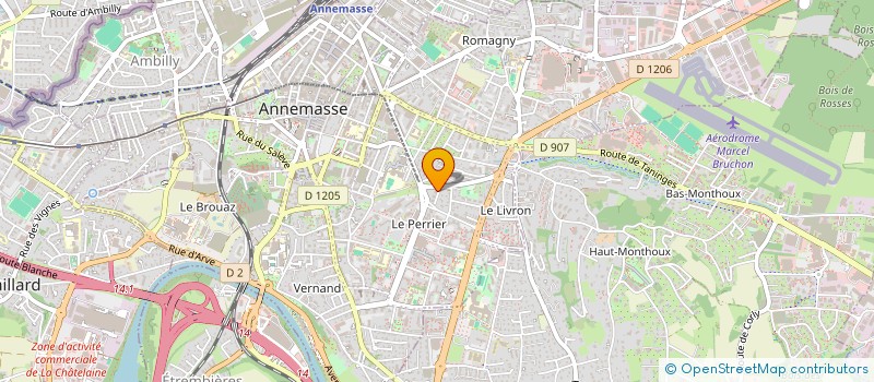 localisation de l'entreprise PRIM'SECURITE à ANNEMASSE