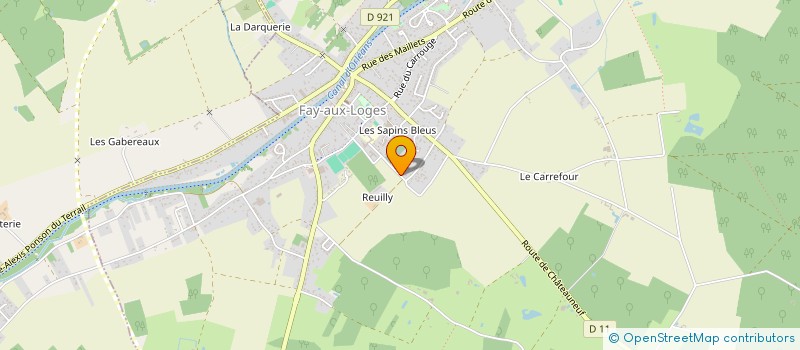 localisation de l'entreprise PRIM'SPORTS  FAY-AUX-LOGES