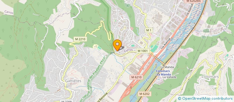 localisation de l'entreprise PRIMA à CARROS