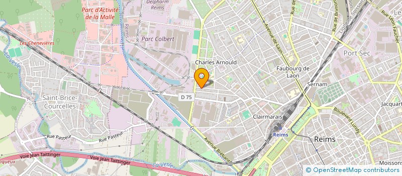 localisation de l'entreprise PRIMA à REIMS