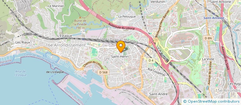 localisation de l'entreprise PRIMA à MARSEILLE