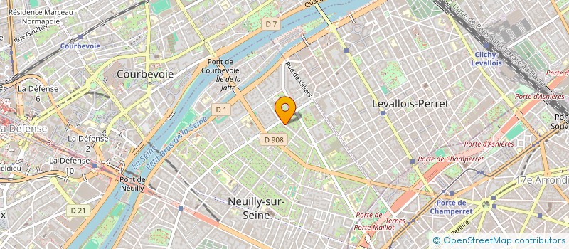 localisation de l'entreprise PRIMA à NEUILLY-SUR-SEINE