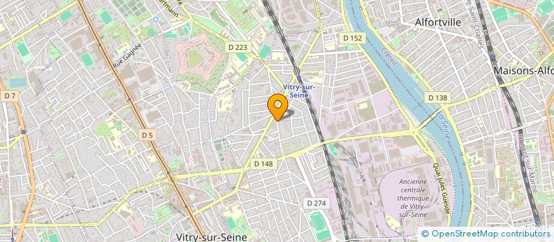 localisation de l'entreprise PRIMA ADVITAM  VITRY-SUR-SEINE