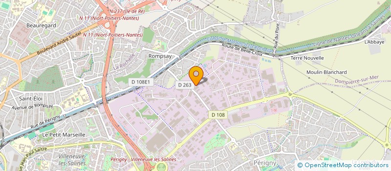 localisation de l'entreprise PRIMA COATING  PERIGNY