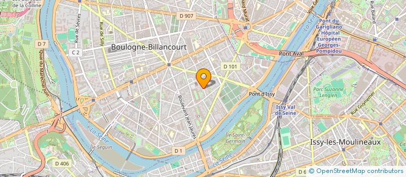 localisation de l'entreprise PRIMA EVENEMENT à BOULOGNE BILLANCOURT