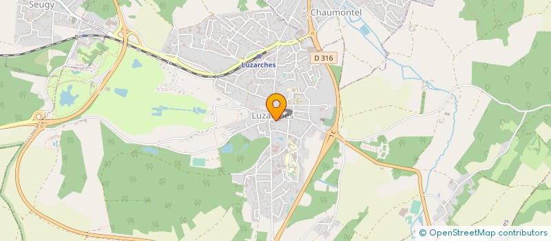 localisation de l'entreprise PRIMA FIRST FORMATION  LUZARCHES