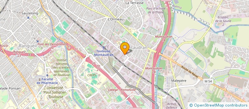 localisation de l'entreprise PRIMA LABO  TOULOUSE