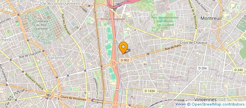localisation de l'entreprise PRIMA SARL à MONTREUIL