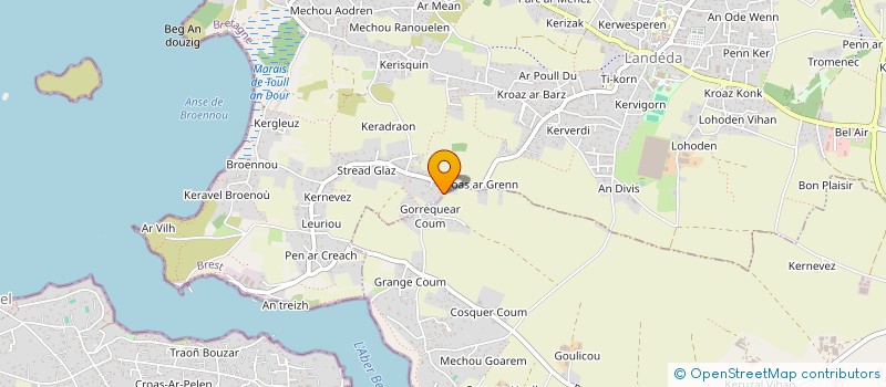 localisation de l'entreprise PRIMA VERRA  LANDEDA