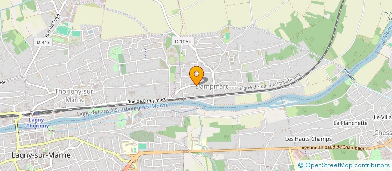 localisation de l'entreprise PRIMABAT  DAMPMART